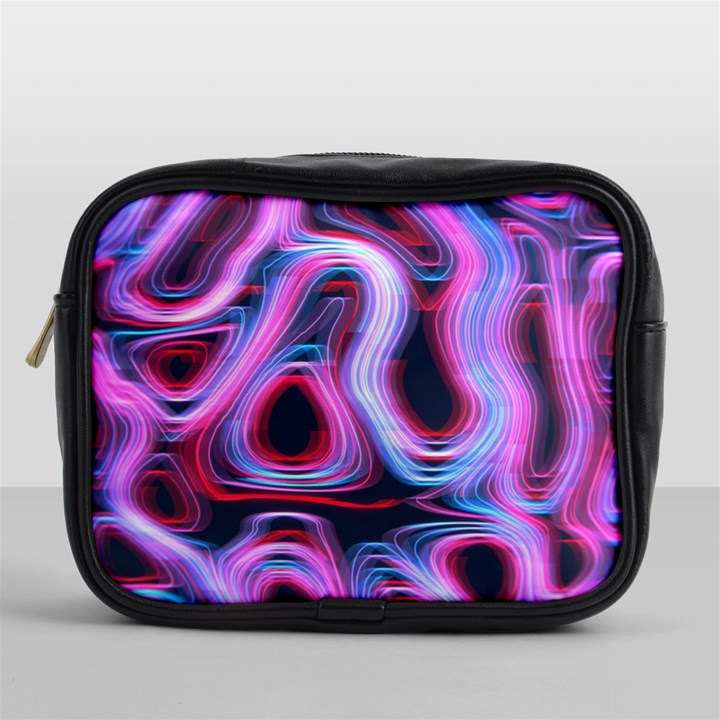 Pattern Color Curve Movement Mini Toiletries Bag (One Side)