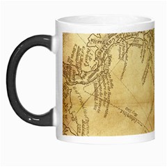 Vintage Map Background Paper Morph Mugs by Pakrebo