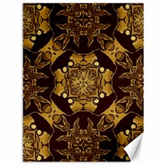 Gold Black Book Cover Ornate Canvas 36  X 48  by Pakrebo