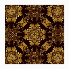 Gold Black Book Cover Ornate Medium Glasses Cloth by Pakrebo