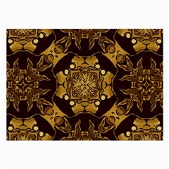 Gold Black Book Cover Ornate Large Glasses Cloth