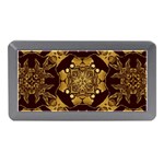 Gold Black Book Cover Ornate Memory Card Reader (Mini) Front