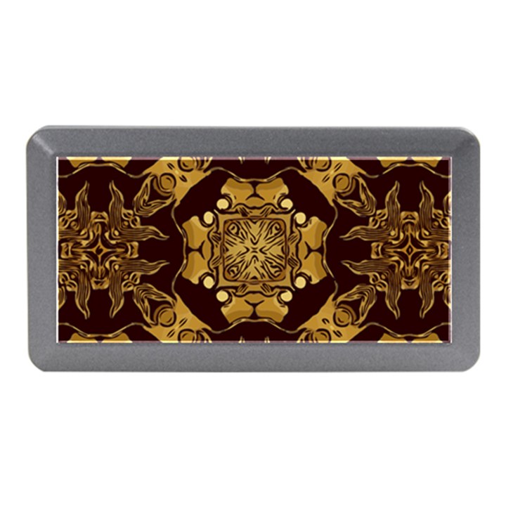 Gold Black Book Cover Ornate Memory Card Reader (Mini)