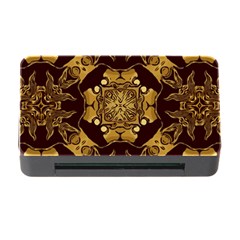 Gold Black Book Cover Ornate Memory Card Reader With Cf