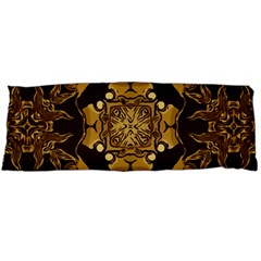 Gold Black Book Cover Ornate Body Pillow Case (dakimakura)