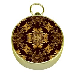 Gold Black Book Cover Ornate Gold Compasses