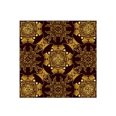 Gold Black Book Cover Ornate Satin Bandana Scarf by Pakrebo