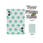 Plant Pattern Green Leaf Flora Playing Cards 54 (Mini) Front - Club10