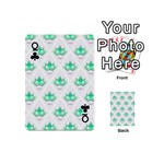 Plant Pattern Green Leaf Flora Playing Cards 54 (Mini) Front - ClubQ