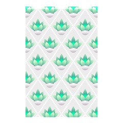 Plant Pattern Green Leaf Flora Shower Curtain 48  X 72  (small)  by Pakrebo