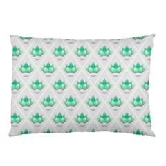 Plant Pattern Green Leaf Flora Pillow Case (two Sides) by Pakrebo