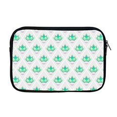 Plant Pattern Green Leaf Flora Apple Macbook Pro 17  Zipper Case by Pakrebo