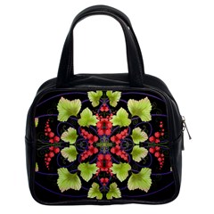 Pattern Berry Red Currant Plant Classic Handbag (two Sides) by Pakrebo