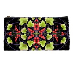 Pattern Berry Red Currant Plant Pencil Cases by Pakrebo