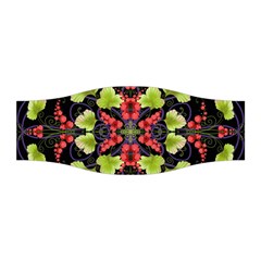 Pattern Berry Red Currant Plant Stretchable Headband by Pakrebo