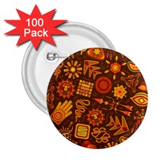 Pattern Background Ethnic Tribal 2.25  Buttons (100 pack) 