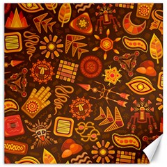 Pattern Background Ethnic Tribal Canvas 12  x 12 