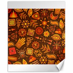 Pattern Background Ethnic Tribal Canvas 11  x 14 