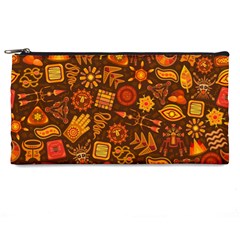 Pattern Background Ethnic Tribal Pencil Cases