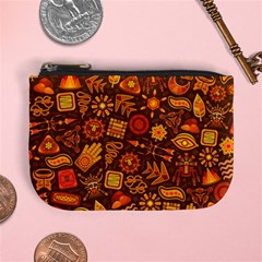 Pattern Background Ethnic Tribal Mini Coin Purse