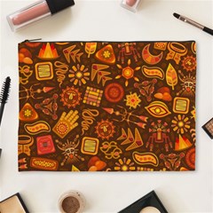 Pattern Background Ethnic Tribal Cosmetic Bag (XL)