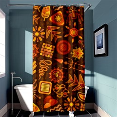 Pattern Background Ethnic Tribal Shower Curtain 36  x 72  (Stall) 