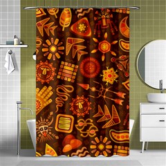 Pattern Background Ethnic Tribal Shower Curtain 48  x 72  (Small) 