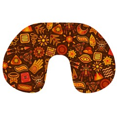 Pattern Background Ethnic Tribal Travel Neck Pillows