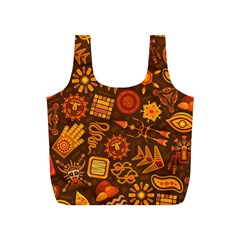 Pattern Background Ethnic Tribal Full Print Recycle Bag (S)