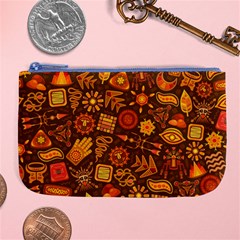 Pattern Background Ethnic Tribal Large Coin Purse