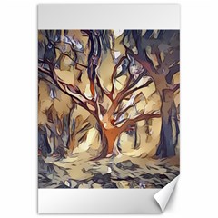 Tree Forest Woods Nature Landscape Canvas 20  X 30  by Pakrebo