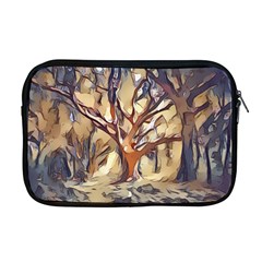 Tree Forest Woods Nature Landscape Apple Macbook Pro 17  Zipper Case by Pakrebo