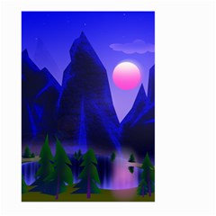 Mountains Dawn Landscape Sky Large Garden Flag (two Sides) by Pakrebo