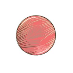 Palms Shadow On Living Coral Hat Clip Ball Marker (10 Pack) by LoolyElzayat