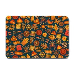 Pattern Background Ethnic Tribal Small Doormat  by Pakrebo