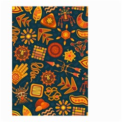 Pattern Background Ethnic Tribal Small Garden Flag (two Sides) by Pakrebo