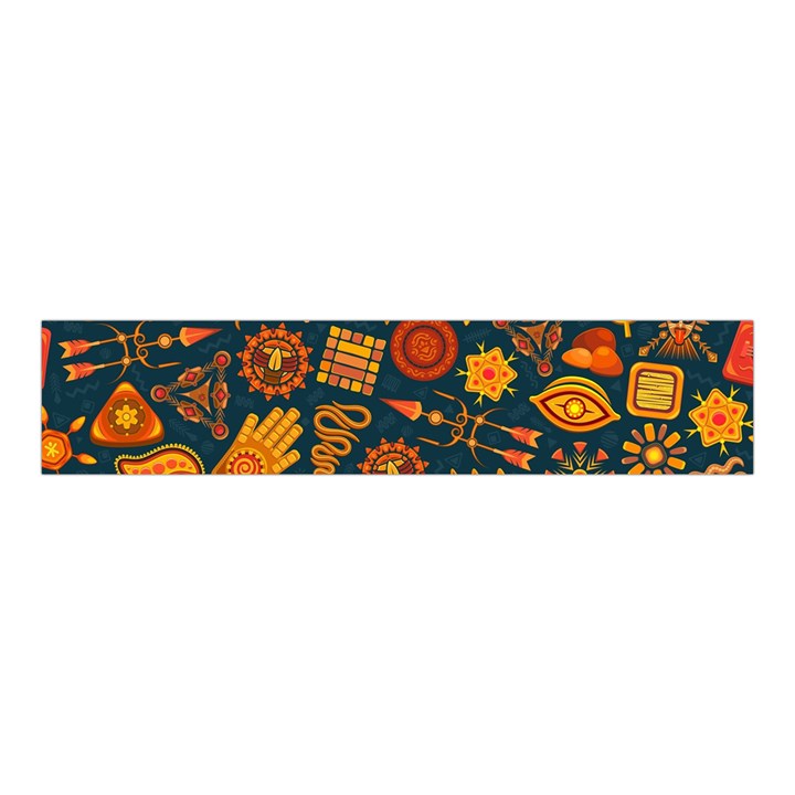 Pattern Background Ethnic Tribal Velvet Scrunchie