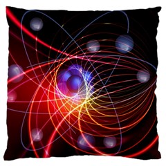 Physics Quantum Physics Particles Large Cushion Case (one Side) by Pakrebo