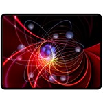 Physics Quantum Physics Particles Double Sided Fleece Blanket (Large)  80 x60  Blanket Front