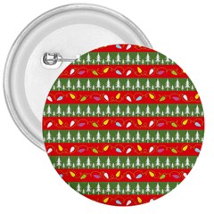 Christmas Papers Red And Green 3  Buttons by Pakrebo