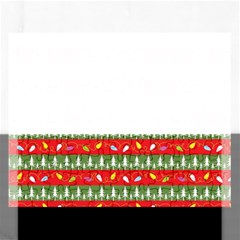 Christmas Papers Red And Green Rectangular Jigsaw Puzzl