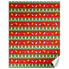 Christmas Papers Red And Green Canvas 18  X 24  by Pakrebo