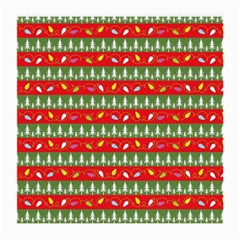 Christmas Papers Red And Green Medium Glasses Cloth by Pakrebo