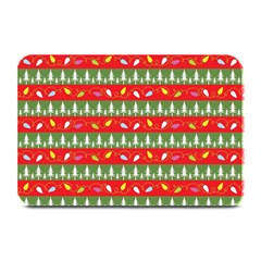 Christmas Papers Red And Green Plate Mats