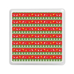 Christmas Papers Red And Green Memory Card Reader (Square)