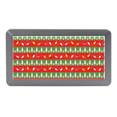 Christmas Papers Red And Green Memory Card Reader (Mini)