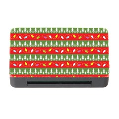 Christmas Papers Red And Green Memory Card Reader With Cf by Pakrebo