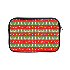 Christmas Papers Red And Green Apple iPad Mini Zipper Cases