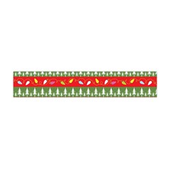 Christmas Papers Red And Green Flano Scarf (Mini)