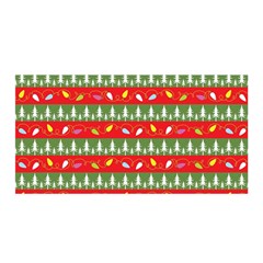 Christmas Papers Red And Green Satin Wrap